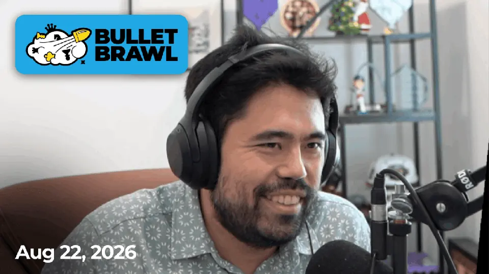 中村光在Bullet Brawl直播画面中比赛