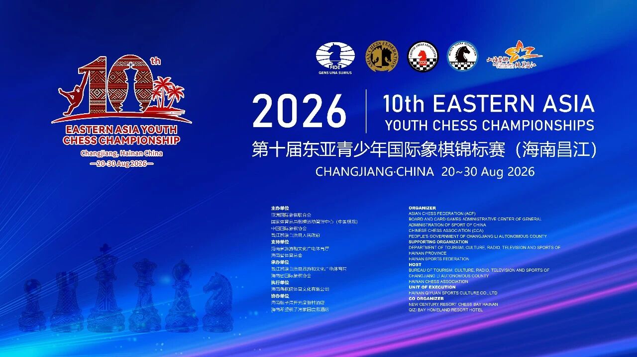 第十届东亚青少年国际象棋锦标赛官方收官图片