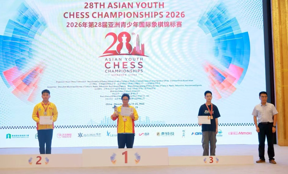 亚洲青少年锦标赛U18公开组棋手